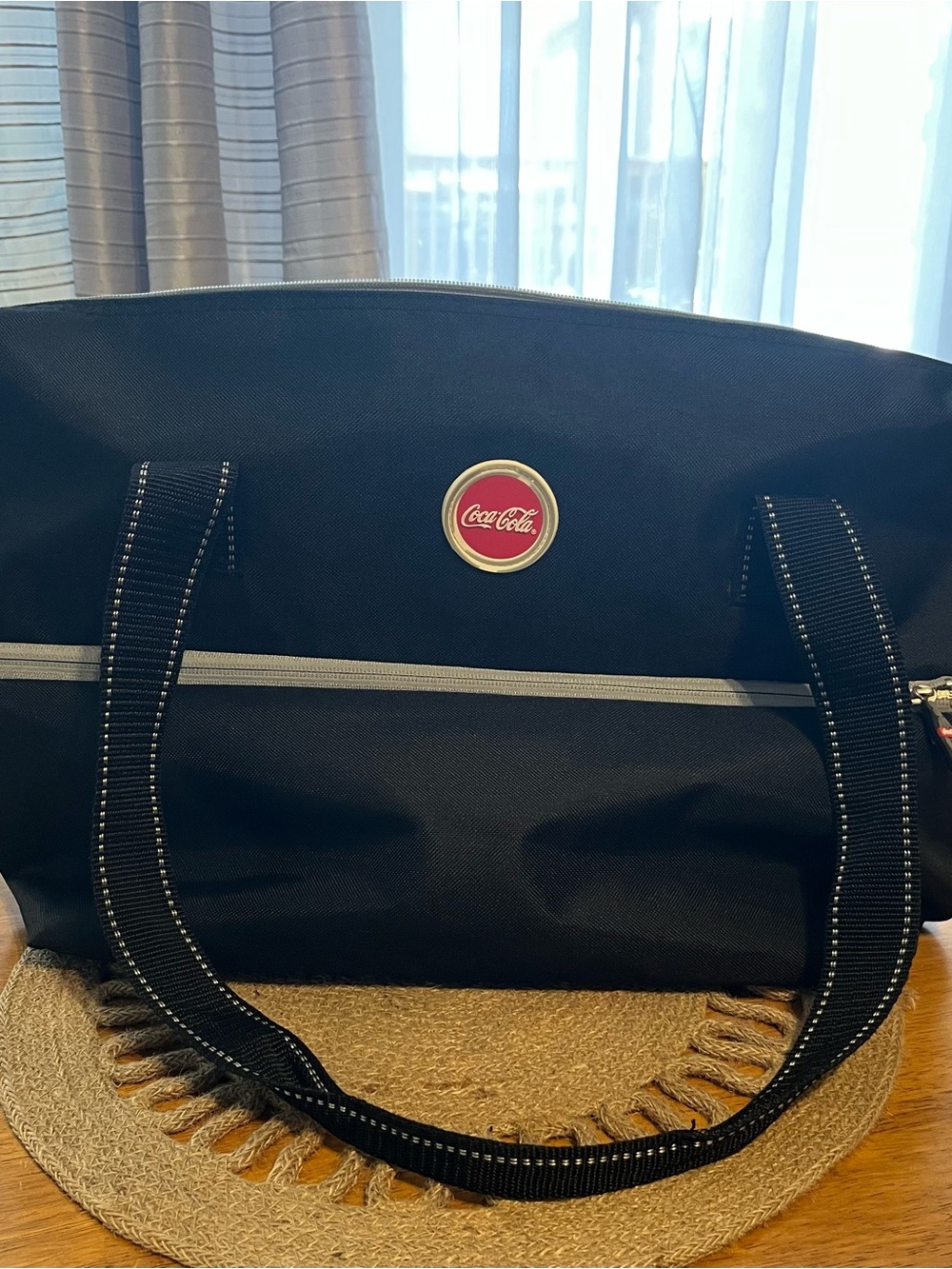 Coca Cola Black expandable Insulated Tote Bag